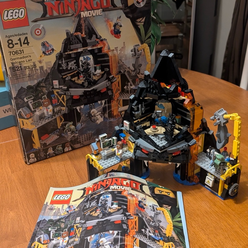 LEGO Ninjago Movie Garmadon’s Volcano Lair Base Set #70631